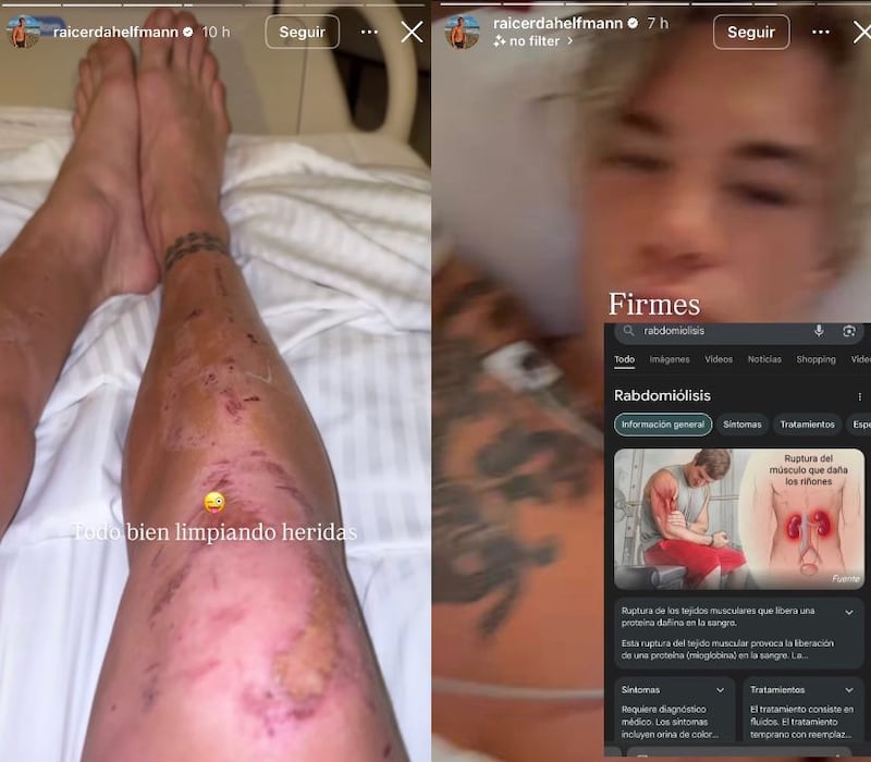 Raimundo Cerda reaparece tras ser hospitalizado y entrega mensaje desde la clínica: “Limpiando Heridas”
