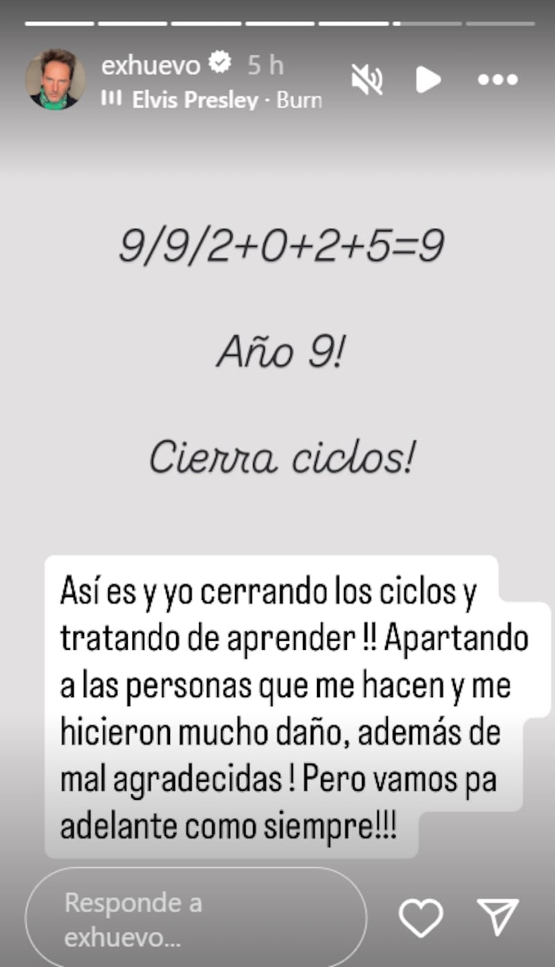 ¿Palo para Rosario Bravo? Daniel Fuenzalida publicó enigmático mensaje sobre “cerrar ciclos” y “apartar a personas malagradecidas”
