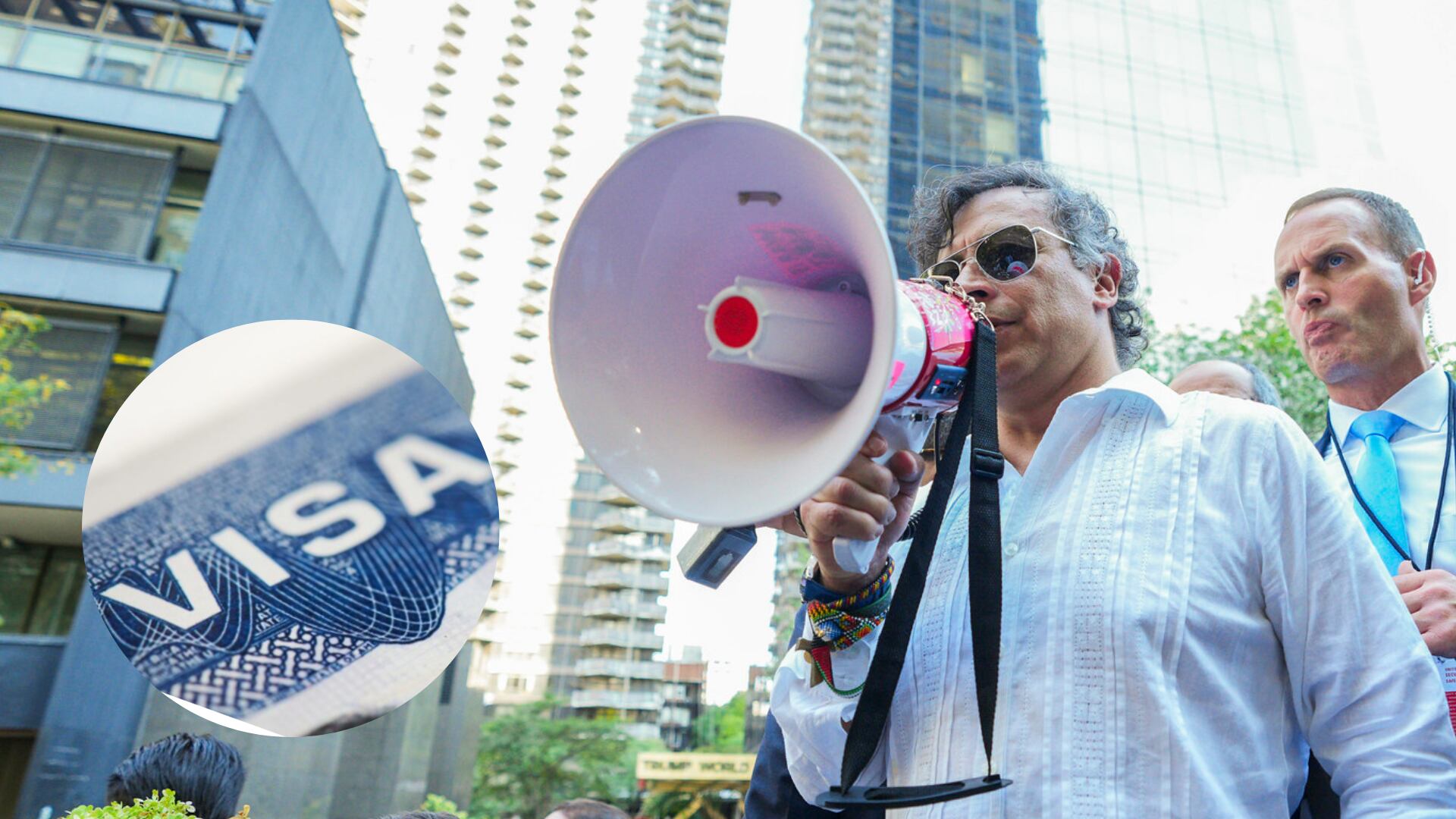 Le quitan la visa a Gustavo Petro