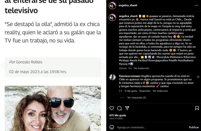 Angélica Sepúlveda | Instagram