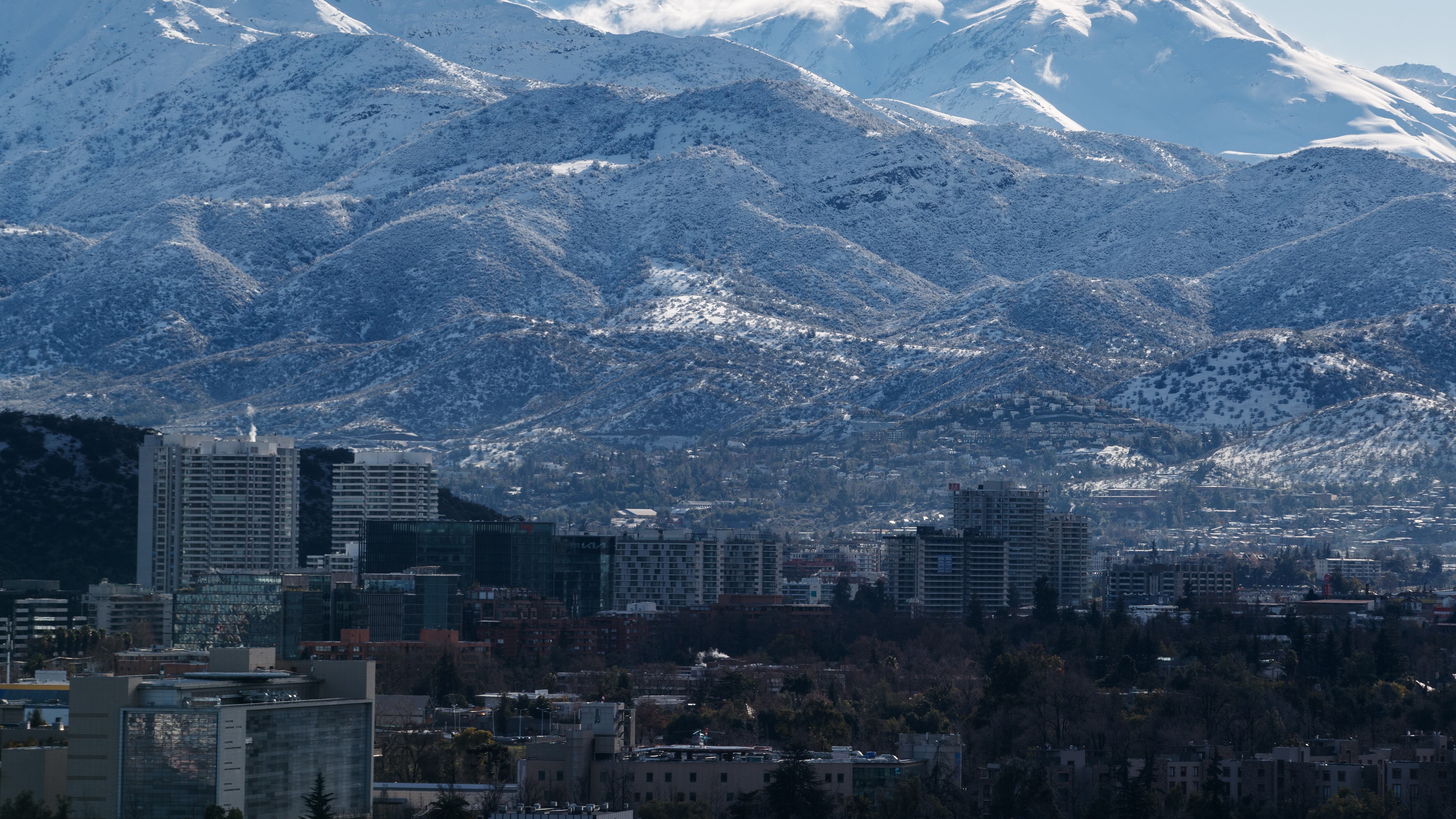 Nieve en la Santiago