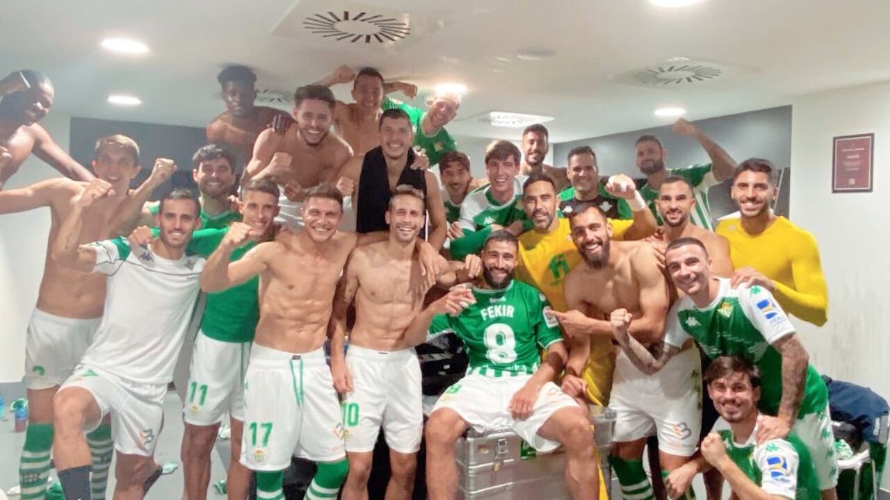 Bravo y el Betis festejan