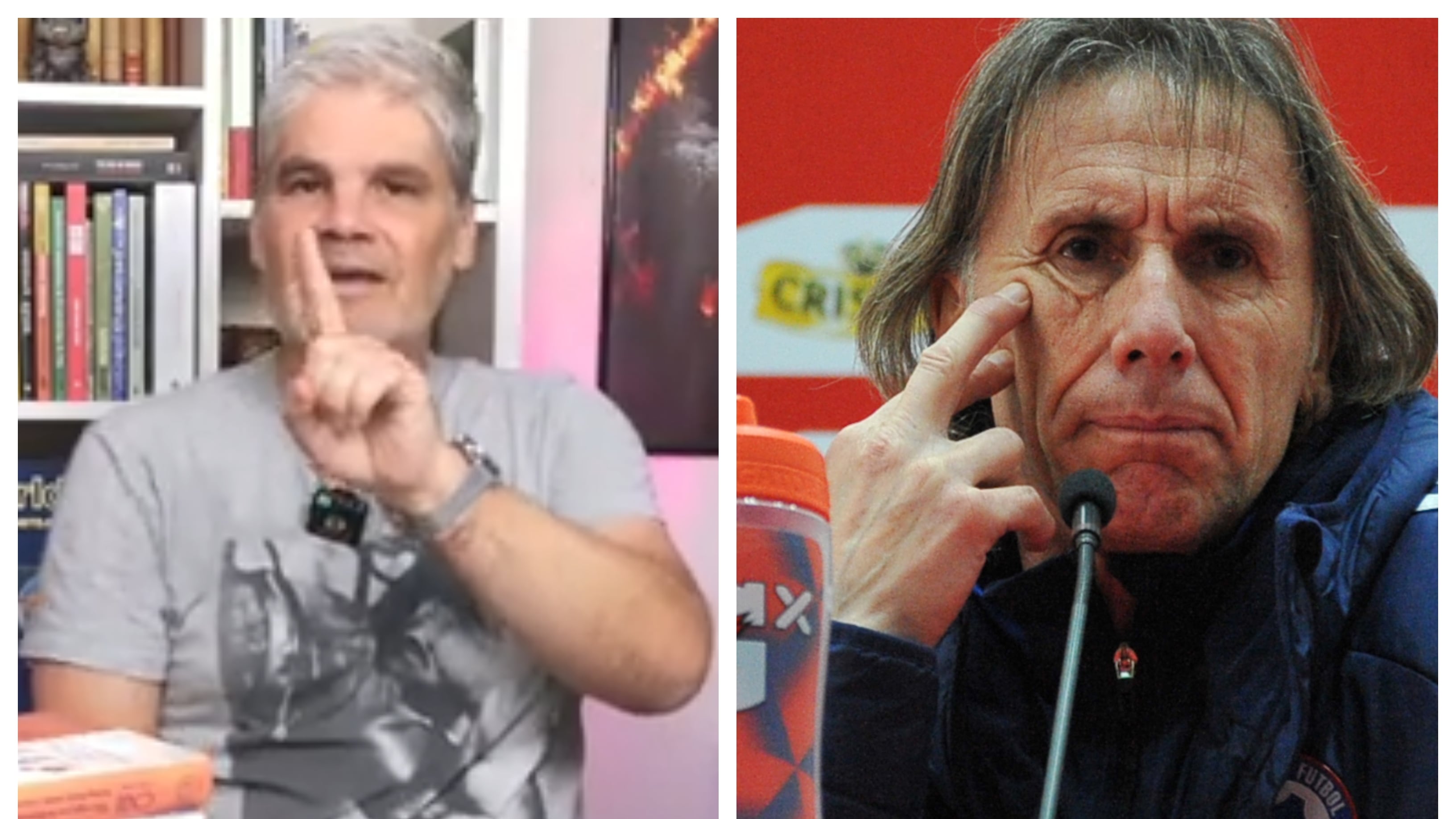 El periodista criticó al entrenador de la selección chilena por no considerar a Bruno Barticciotto en la nómina de los partidos que la Roja jugó ante Paraguay y Ecuador, en la pasada fecha clasificatoria.