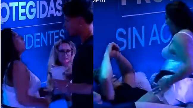 La querida participante de Gran Hermano, Jennifer Galvarini, La Pincoya, se fue de reto durante la noche del viernes y nada menos que de su amigo al interior de la casa, Raimundo Cerda. Esto, por hacer una ‘humorada’ que no causó gracia en ninguno de los integrantes del reality, ni siquiera de su más cerca, Constanza Capelli. 
Todo ocurrió durante la fiesta donde todos estuvieron que estar con pijamas. 
Fue en ese contexto de alegría y euforia que Pincoya se subió a la cama donde estaba acostado Raimundo, y se montó sobre él, realizando movimiento pélvicos sobre su zona íntima. 
Si bien, en primera instancia la situación causó gracia y fue tomada con humor. A Raimundo no le pareció divertido cuando Jennifer se quiso subir por segunda vez a lo cual él puso resistencia y se sentó con las piernas recogidas para que ella no se subiera. 
Tras esto, Rai decidió hablar con Pincoya, explicándole que traspasó los límites. 
“Tú sabes la relación que tenemos, lo paso bien, nos hemos conocido harto, yo igual tengo mis límites. Al principio no (me incomodó), pero a la segunda… está bien, no pasó nada, pero es una cosa que trasgrede, en mi vida soy un caballero, lo paso la raja, soy loco, pero no pierdo mis líneas”, le aclaró, molesto con la situación.
Minutos después, ambos concursantes nuevamente tuvieron una extensa conversación para limar asperezas.
“Fue una situación que no me gustó (…) pasaste mi límite”, comentó Raimundo, mientras que Pinyoca replicó: “Te ofrezco disculpas, pero yo no lo vi como algo cochino (…) soy súper liberal. No lo voy a volver a hacer”.
Pero, la situación no quedó ahí, puesto que a la mañana siguiente “Gran Hermano” la llamó al confesionario para advertirle que no lo podía volver a hacer. 
“Tu actitud con Raimundo fue desubicada, debes entender que la otra parte puede sentirse incómoda o vulnerada. No voy a permitir nunca más que este tipo de conductas puedan incomodar a otras personas”, sentenció.