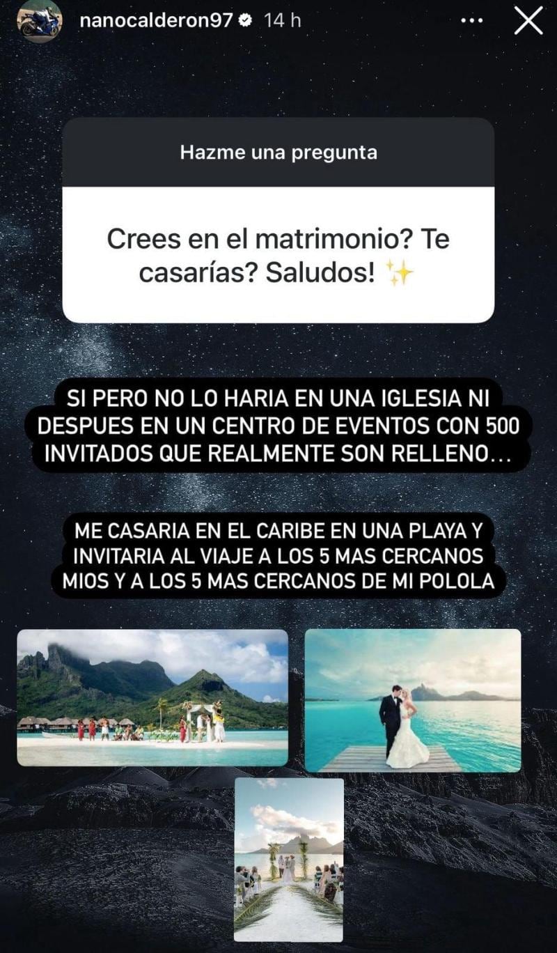 Nano Calderón se sinceró y contó importante paso que le gustaría dar con su pareja, Rebeca Naranjo