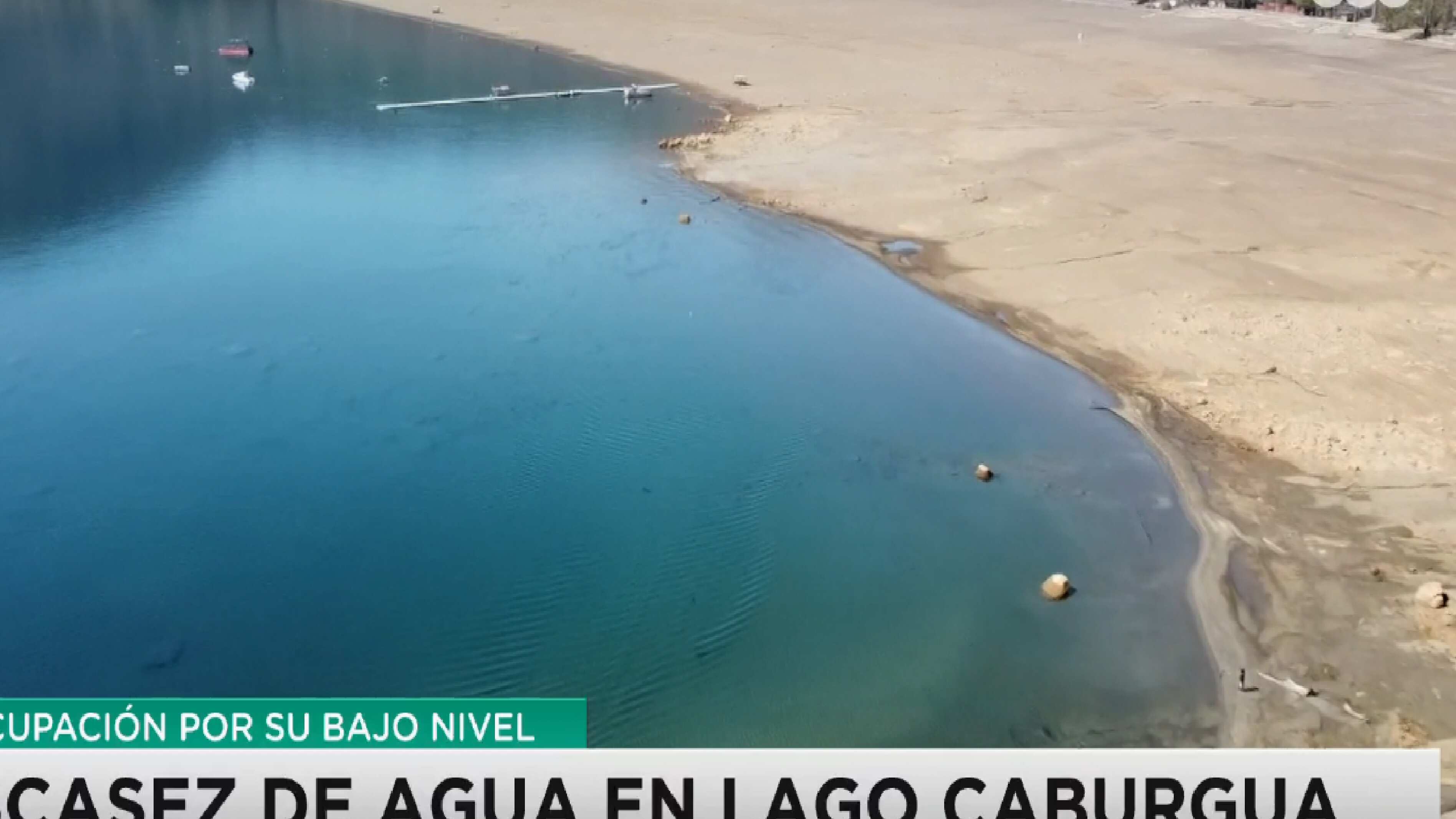 Lago Caburgua luce así ahora.