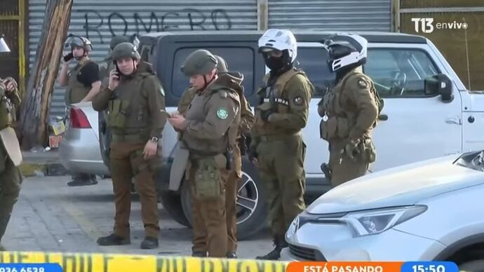 El incidente con armas de fuego de grueso calibre se produjo en el transcurso de esta tarde en uno de los galpones ubicados en el barrio Franklin.