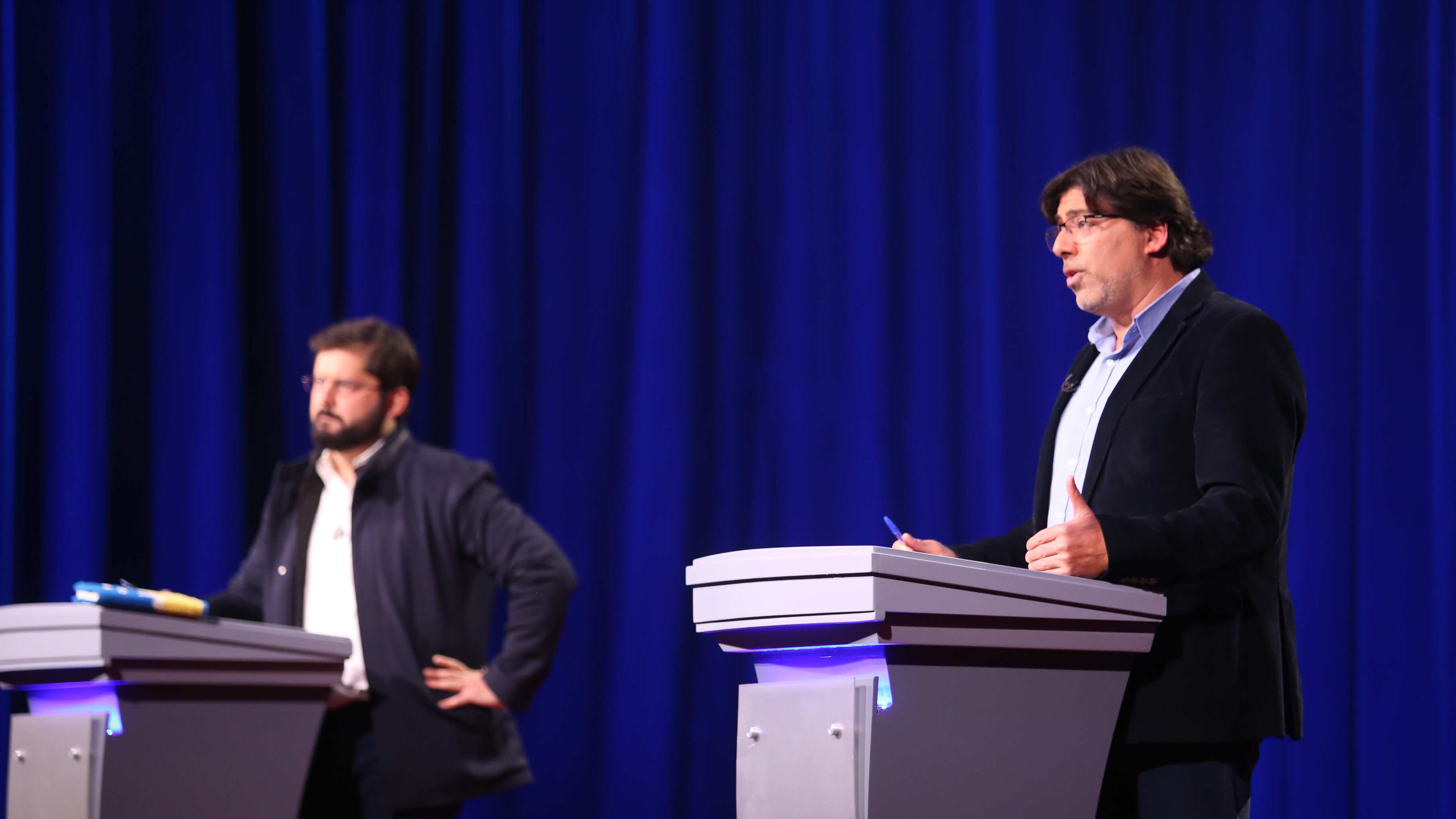 Daniel Jadue en el debate.