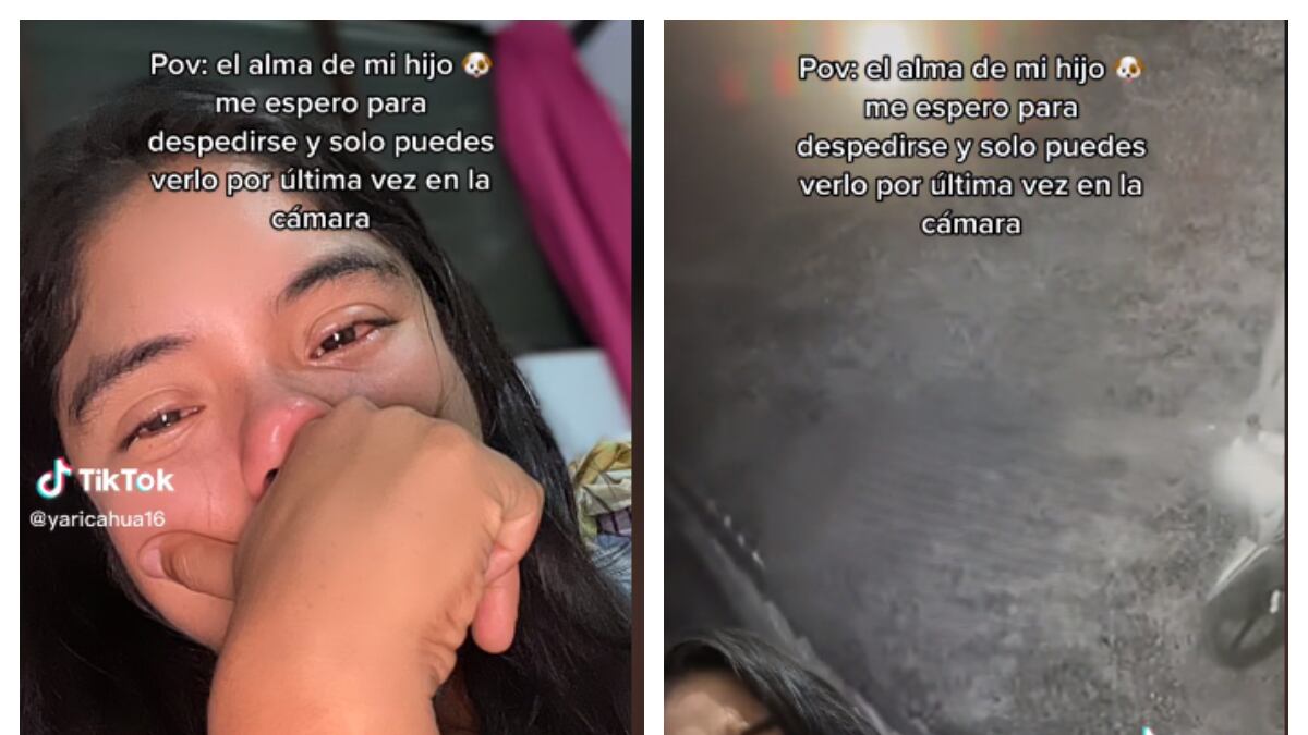 La joven lloró al ver la supuesta alma de su mascota