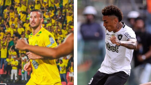 Luciano Pons e Igor Jesus / @ABucaramanga y @Botafogo