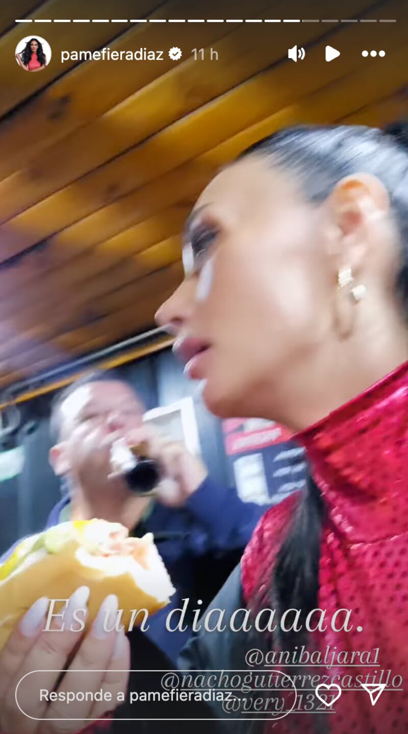 Historia de Pamela Díaz | Captura: Instagram @pamefieradiaz