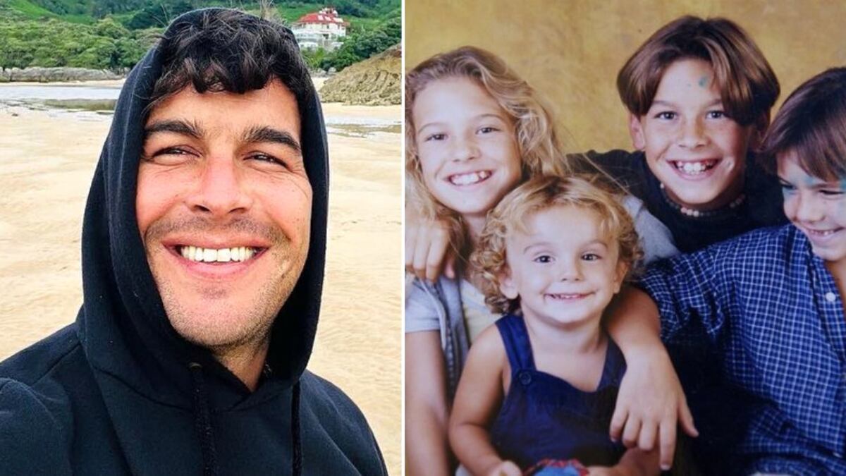 Mario Casas y sus hermanos