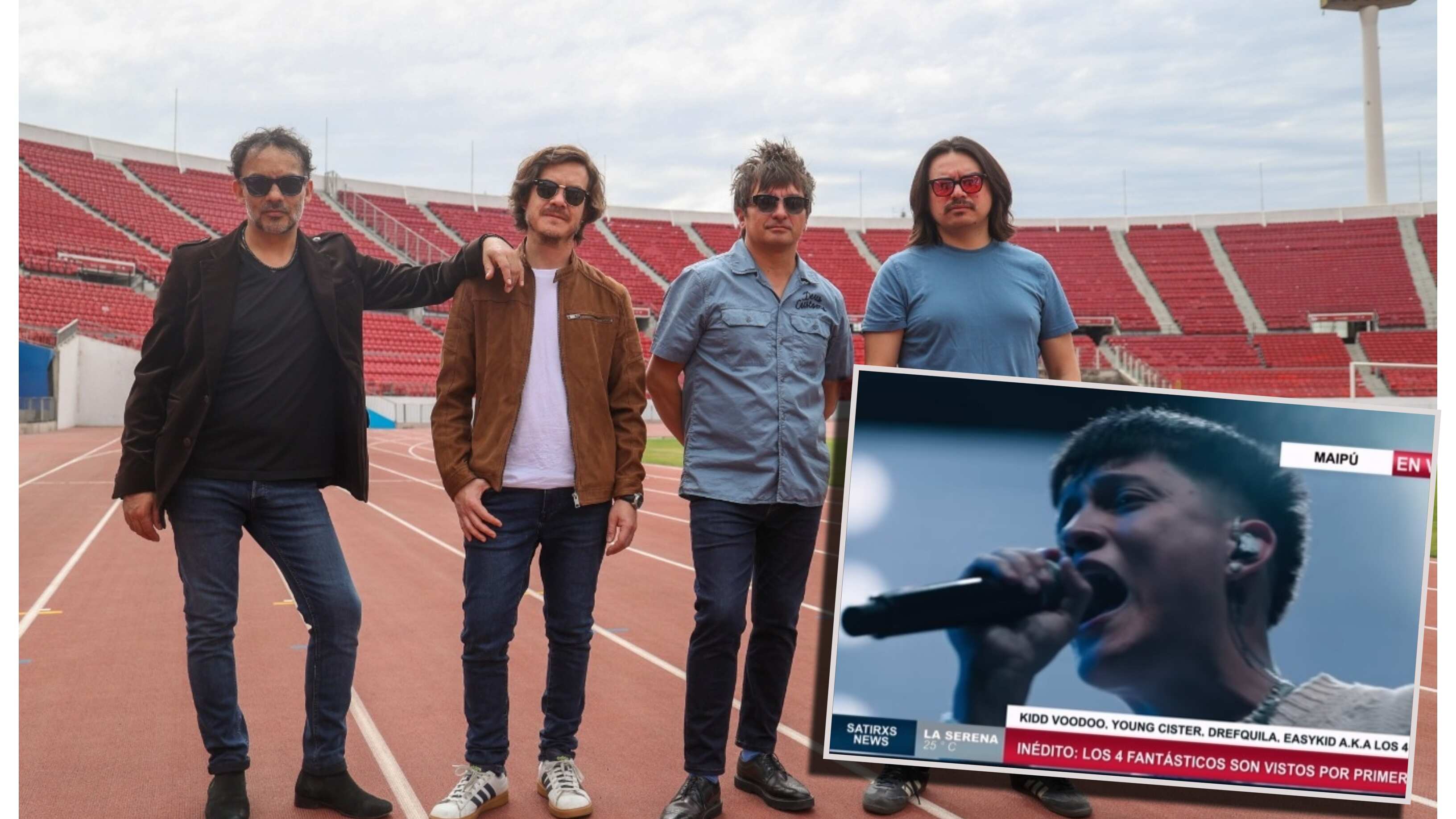 “Las conversaciones van bastante avanzadas”, dijo el vocalista de Los Bunkers respecto de una colaboración de Kidd Voodoo en sus shows en Santiago y Talcahuano.