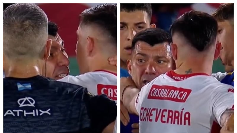 “Lo acusan de iniciar los disturbios”: Gary Medel protagonizó duro enfrentamiento con Rodrigo Echeverría en accidentado empate de Boca Juniors y Huracán
