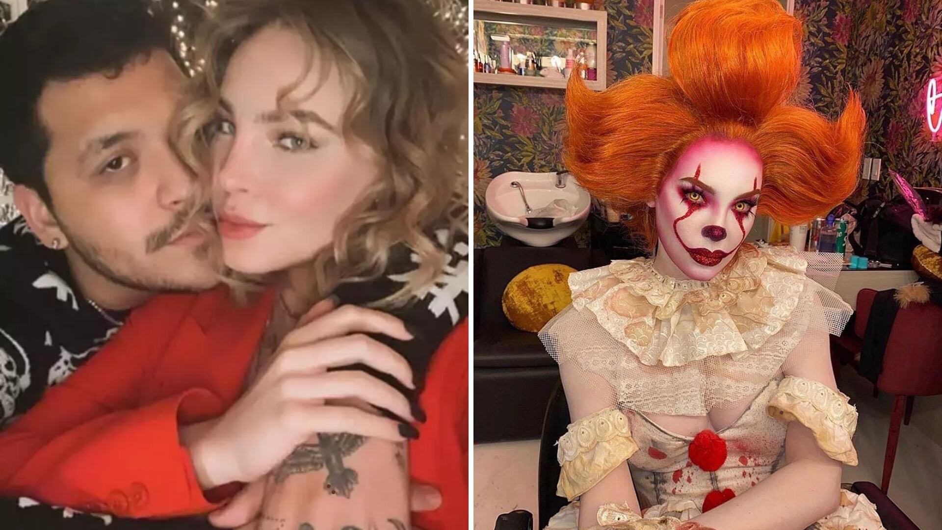 La cantante Belinda se ha caracterizado por lucirse en cada Halloween con sus disfraces que impactan. Christian Nodal no escapó a la tradición y también se disfrazó cuando fueron pareja.