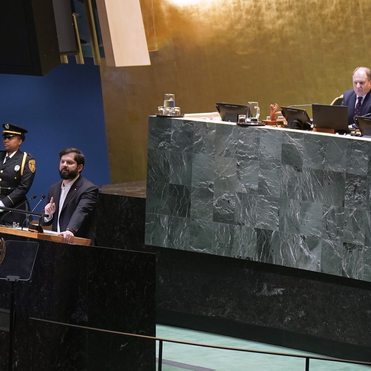 Boric denuncia en la ONU masacres y dictaduras Boric denuncia en la ONU masacres y dictaduras