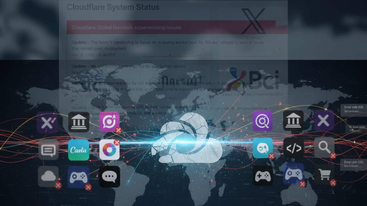 El colapso de un solo proveedor de infraestructura (Cloudflare) demuestra cuán vulnerable es la economía digital ante fallos técnicos únicos.