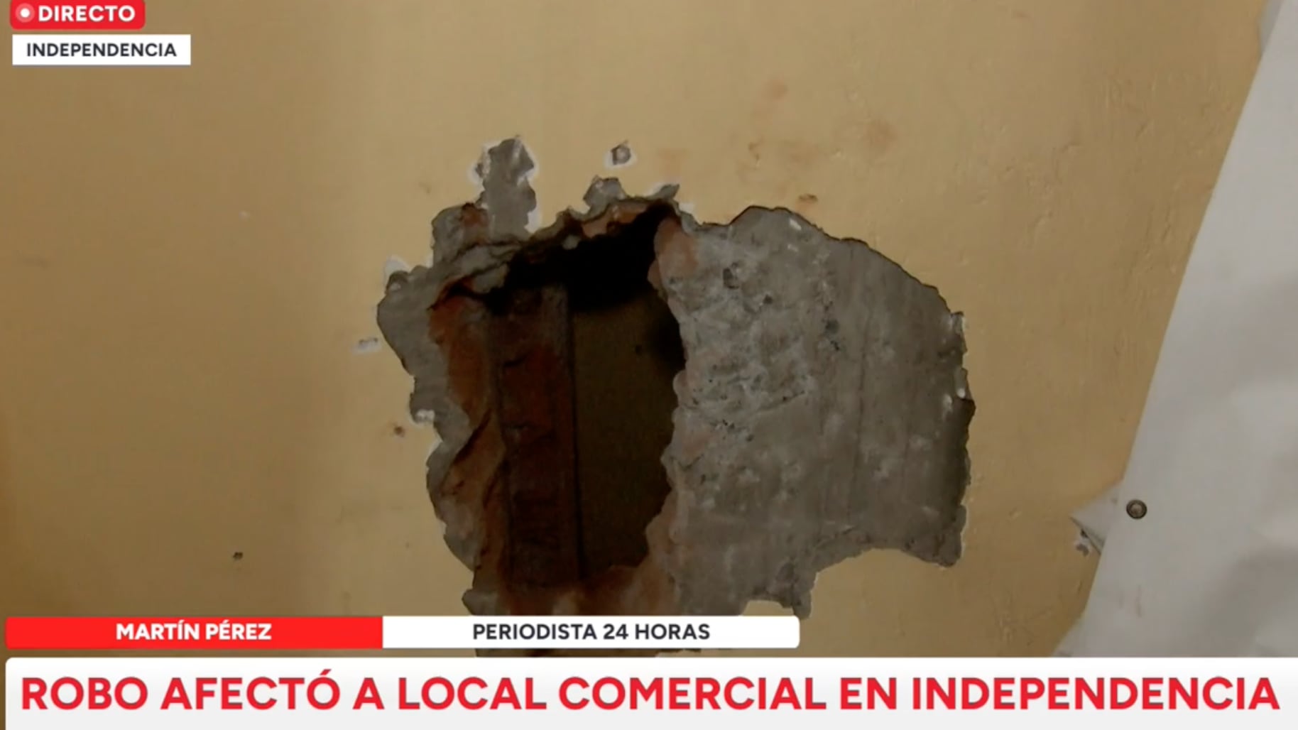 Forado en Iglesia Evangélica