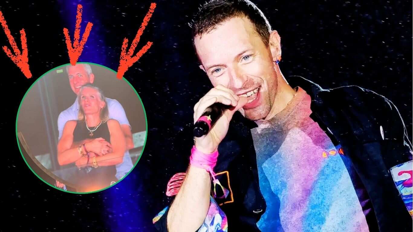 Chris Martin reacciona a pareja infiel en su concierto