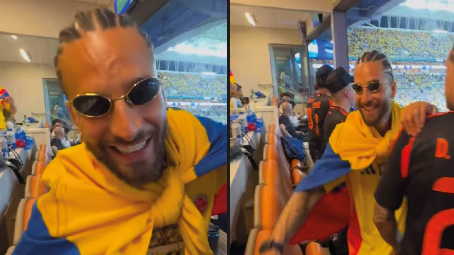 Maluma desde el palco