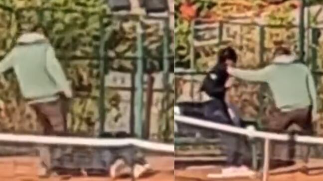 El activista serbio contra el maltrato infantil, Igor Juric, compartió el video de un entrenador de tenis golpeando a su alumna -que además es su hija- hasta dejarla tirada en el suelo.
El terrible hecho de maltrato contra la adolescente de 14 años ocurrió en Belgrado, Serbia. “Puedo decir que estoy un poco conmocionado, esto es una de las muchas cosas terribles que hemos visto”, escribió Juric junto al video.