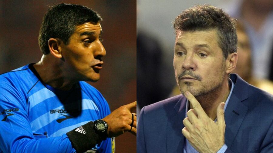 Carlos Chandía y Marcelo Tinelli