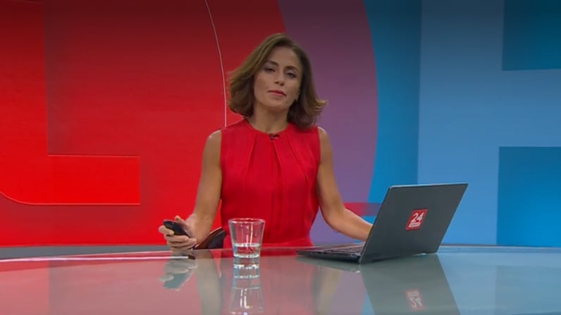 Constanza Santa María | Captura: 24 Horas Central de TVN
