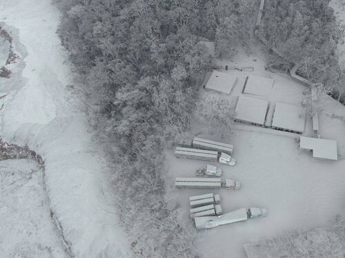 Fotos aéreas muestran la devastación después del desastre que dejó la erupción del volcán de Fuego