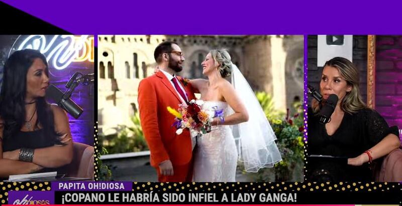 Hace días atrás el programa Oh! Diosas reveló que el comediante Sergio Freire le había sido infiel a su pareja Maly Jorquiera, con quien lleva 10 años casados. Ahora, en el mismo espacio de Youtube, revelaron la información de la supuesta infidelidad de otro conocido periodista, a solo 20 días de haberse casado. 
Según contó el trío conformado por Pamela Díaz, Cecilia Gutiérrez y Felipe Vidal, el hombre acusado sería nada menos que Nicolás Copano, quien habría intimado con una mujer que lo seguía en sus redes sociales desde hace tiempo atrás y lograron conocerse en persona, cuando él no llevaba ni siquiera un mes con argolla puesta, tras la lúdica celebración de matrimonio con María José Castro, en el restaurante La Diana, de los Juegos Diana. 
“Hay una chica que vive en el sur y hace muchos años como que tenía una fantasía con un personaje de televisión y le empezó a escribir por Twitter, hasta que un día él le contesta...él estaba pololeando. Ella está cansada de ver a un personaje que tiene presencia mediática. Cansada de verlo hablar de infidelidades de otros, juzgarlas incluso, y que él hacía exactamente lo mismo. Ella mandó varias pruebas, pantallazos de conversaciones, fotografías, un video”, relataron. 
Revelan supuesta infidelidad de Nicolás Copano
Según explicaron, todo comenzó con conversaciones amistosas, las cuales fueron subiendo de tono, hasta que la mujer viajó a Santiago, momento cuando habría acordado juntarse. La primera vez, fueron a un restaurante y él la presentó como una productora que trabajaba con él.
“Me van a creer que se juntaron en el mismo lugar donde él se había casado 10 días antes”, copucharon.
Ya en la segunda cita, ella lo visitó en su departamento, donde habrían pasado a los besos y algo más. 
Ante esto, según indicó el medio Glamorama, cercanos a Copano revelaron que el periodista estaría dolido con la información, asegurando que sería una nueva mentira en su contra. Además que, justo surge cuando su esposa celebrará los siete años del podcast Las Amikas.