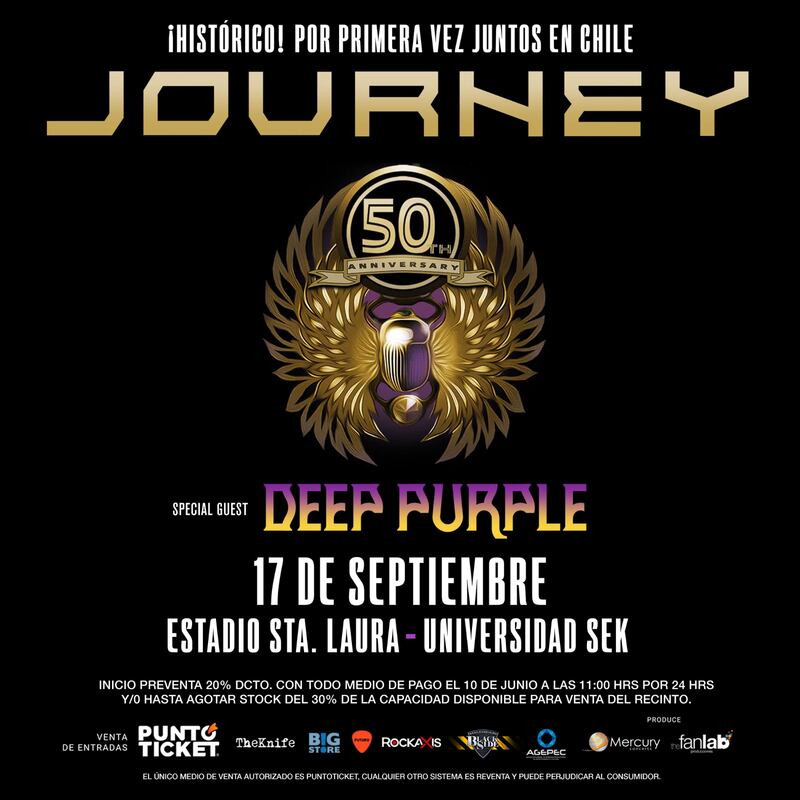 Journey y Deep Purple en Chile