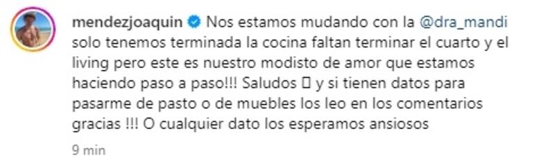 El rostro de Mega se cambió de casa junto a su pareja Mandi.