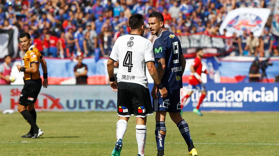 Zaldivia y Pinilla se enfrentaron jugando por Colo Colo y la U, respectivamente