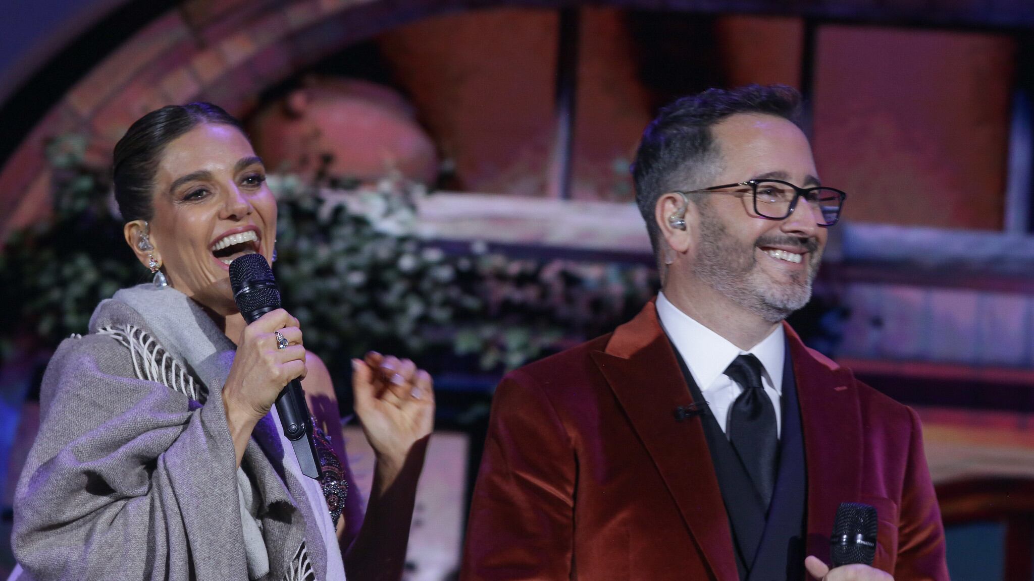 María Luisa Godoy y Eduardo Fuentes en el Festival del Huaso de Olmué | Gentileza: TVN