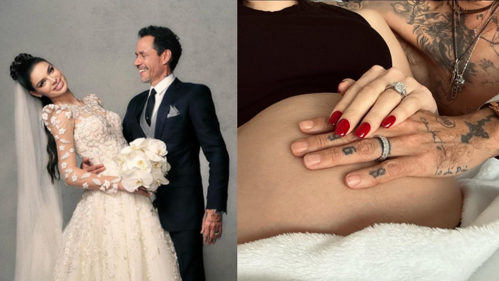 Nadia Ferreira: 5 fotos que evidenciaron su embarazo en su boda y nadie lo notó