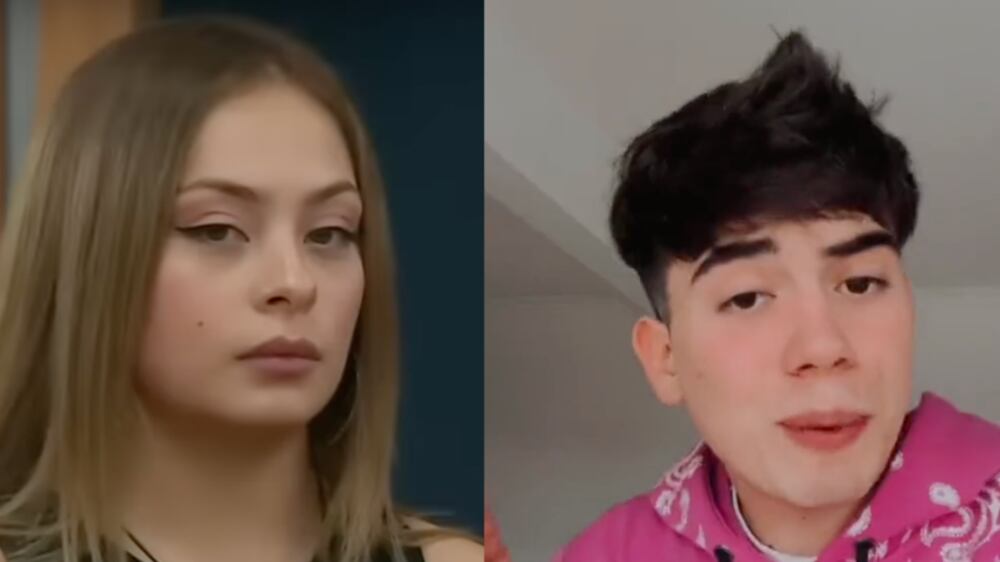 Skarleth de Gran Hermano y su pololo | Captura: CHV y Twitter