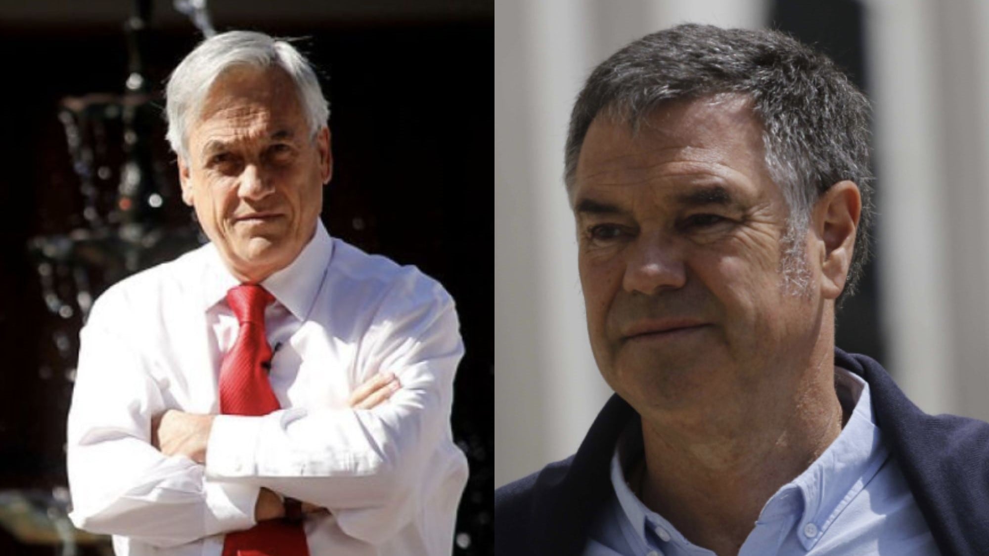 Manuel José Ossandón y Sebastián Piñera