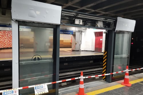Metro inició instalación de puertas de protección en Línea 1: San Pablo será la primera estación