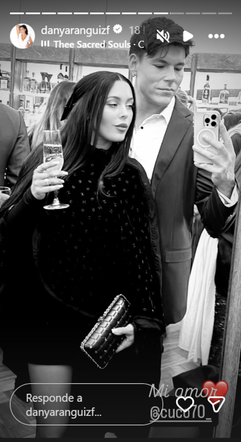 Daniela Aránguiz y José Manuel "Cuco" Cerda | Fuente: Instagram @danyaranguizf