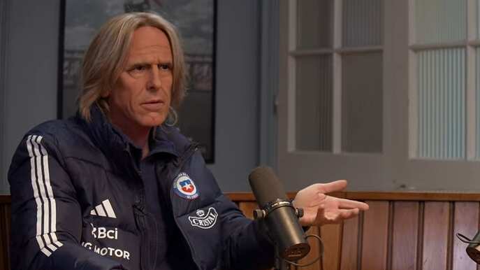 El humorista imitó al entrenador argentino de la Roja.