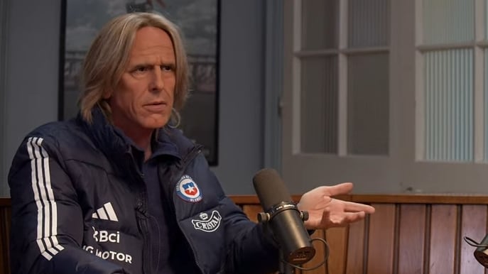 El humorista imitó al entrenador argentino de la Roja.