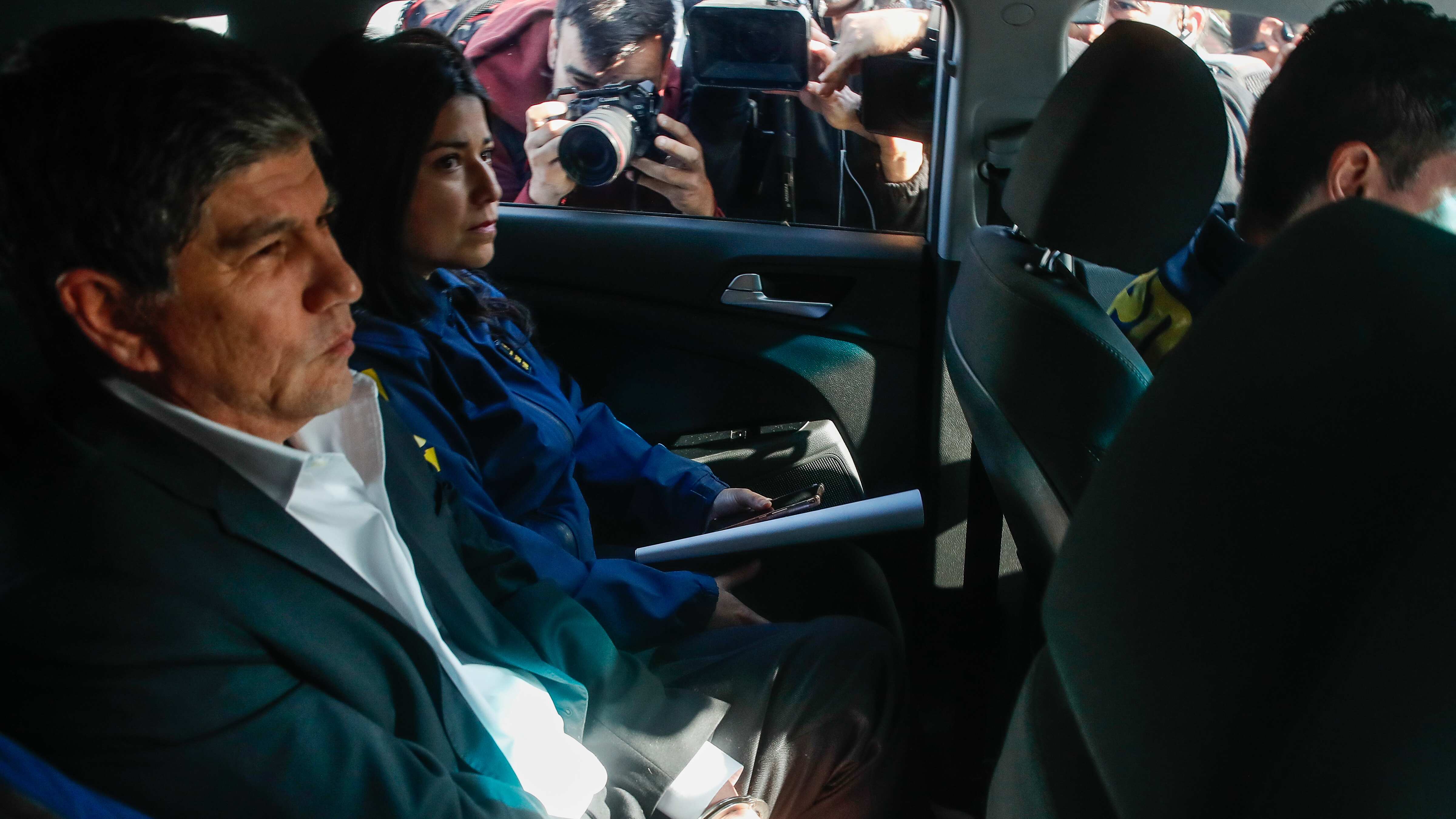 Manuel Monsalve llega a la audiencia de formalización