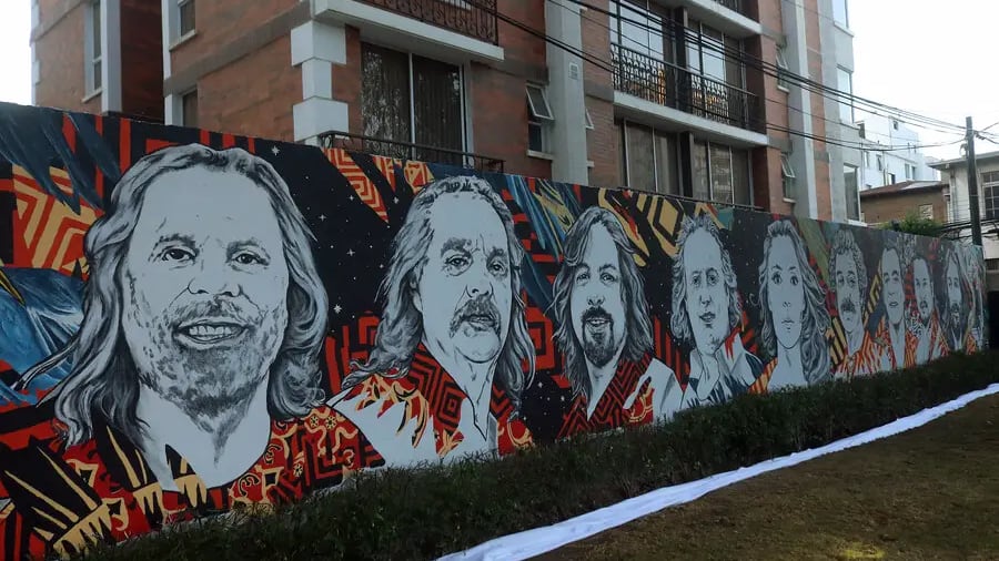 Mural de Los Jaivas en la Quinta Vergara | Internet