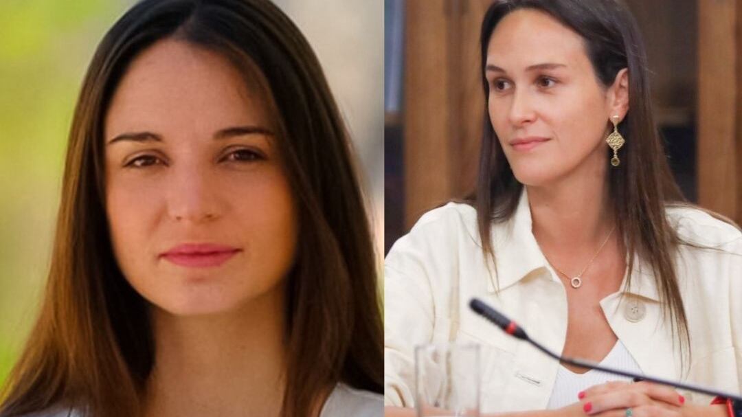 Irina Karamanos y Paula Labra