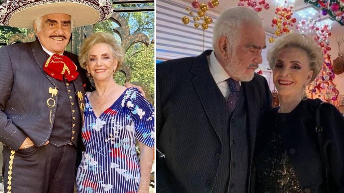 Vicente Fernández y Doña Cuquita formaron una familia junto a sus cuatro hijos.