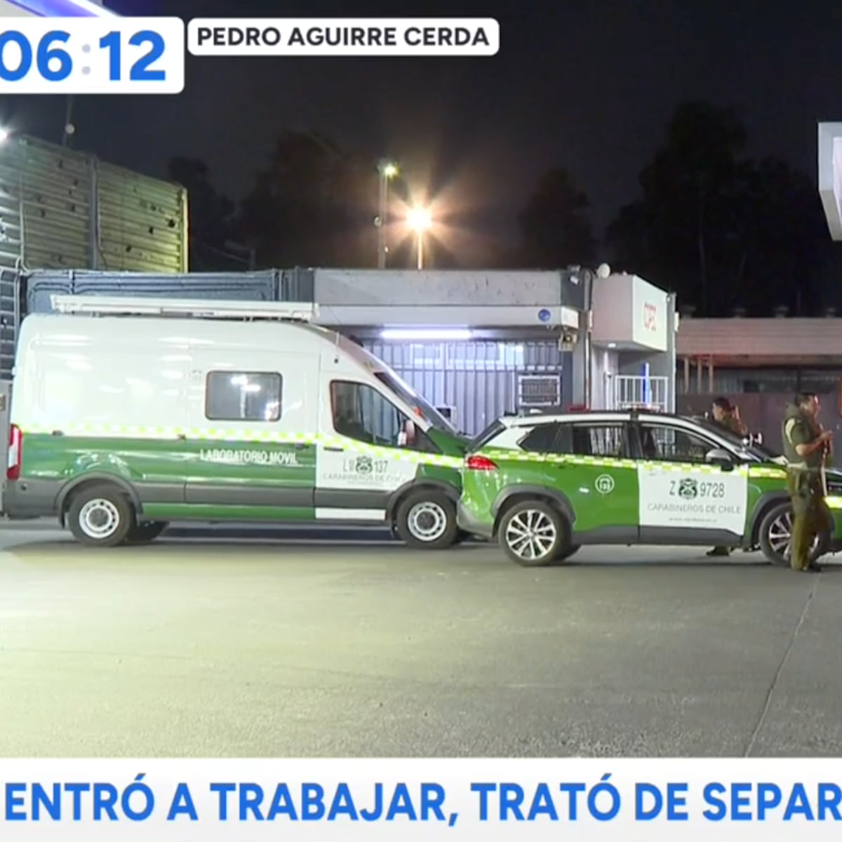 Trabajador de servicentro muere baleado en Pedro Aguirre Cerda Trabajador de servicentro muere baleado en Pedro Aguirre Cerda