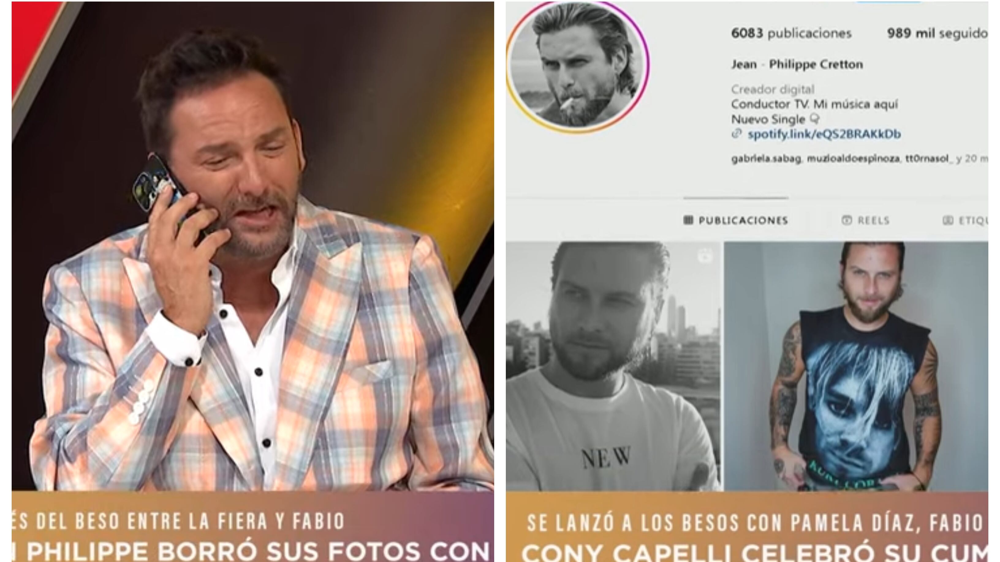 En el programa farandulero dieron cuenta de la decisión que tomó Jean Philippe Cretton con las fotos de su relación sentimental con Pamela Díaz.