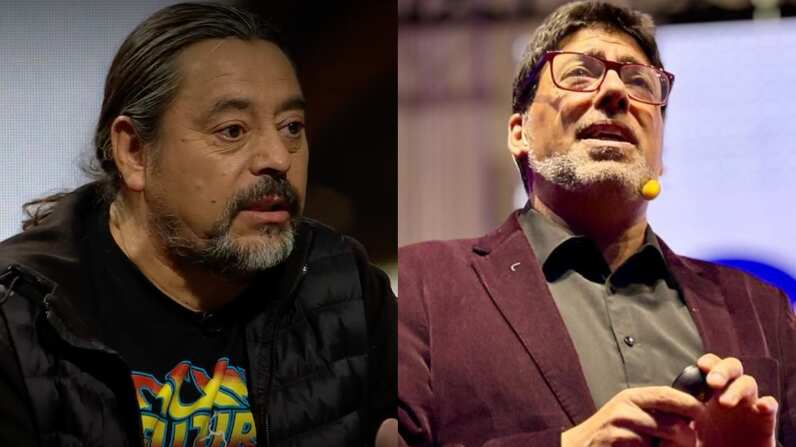 Bombo Fica y Daniel Jadue | Captura: CHV e Instagram