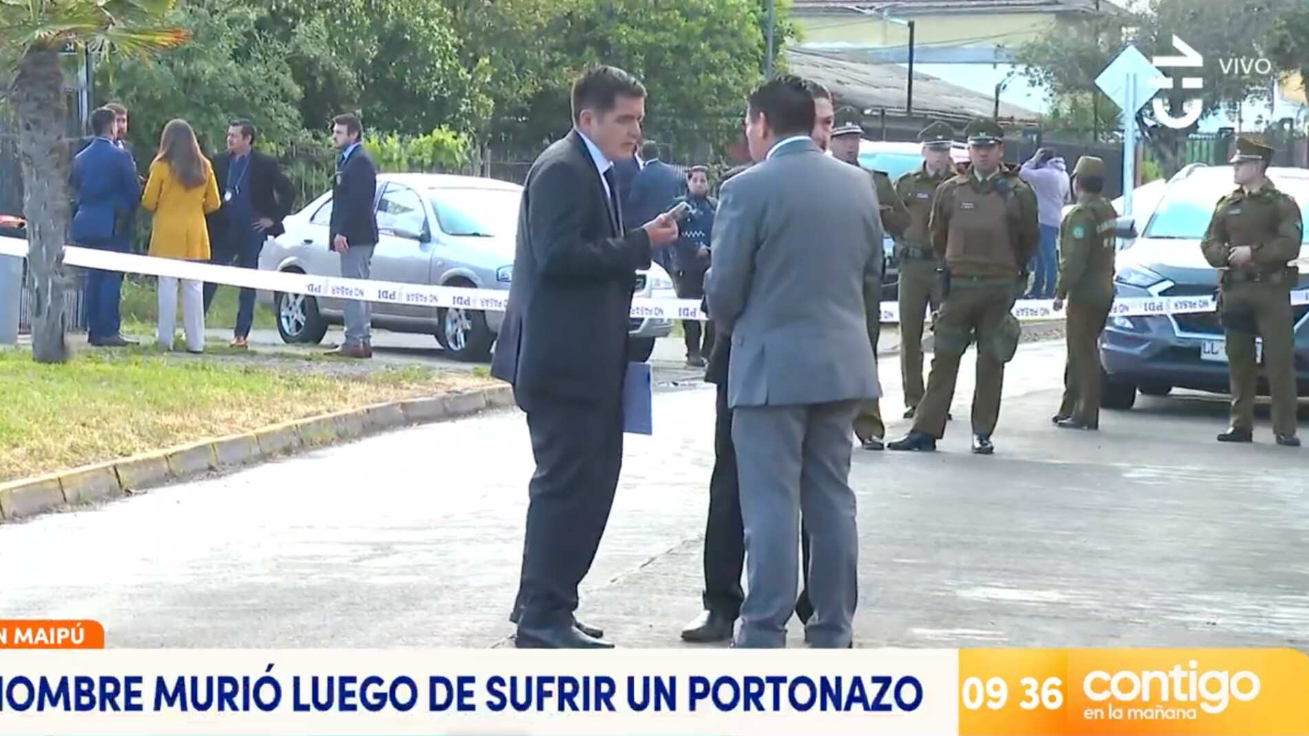Violento portonazo en Maipú