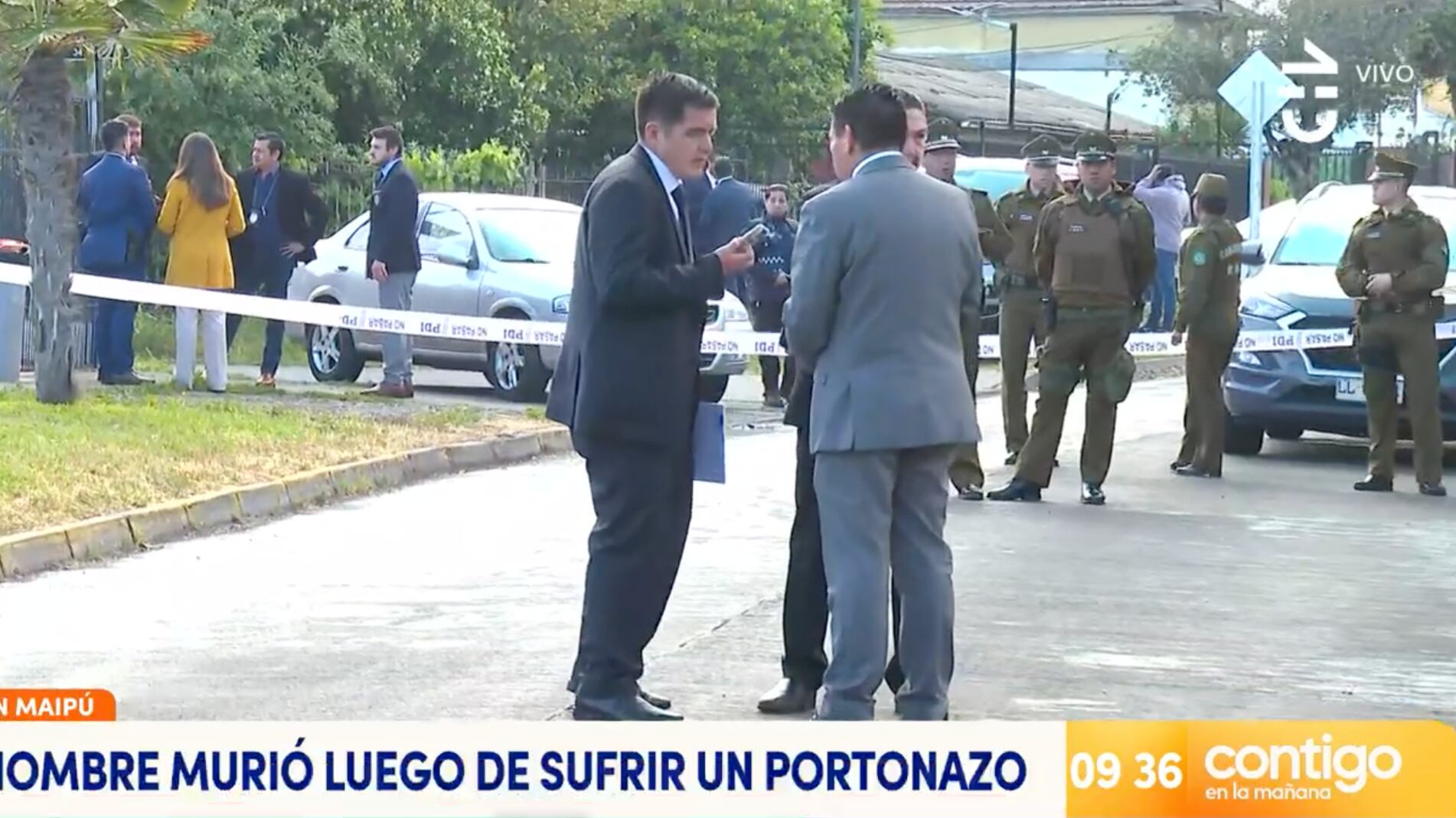 Violento portonazo en Maipú