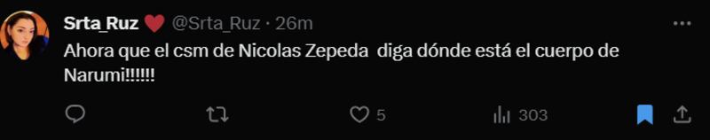 Caso de Nicolás Zepeda | X